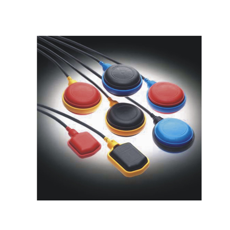 Schwimmerschalter und Gewichtskugeln