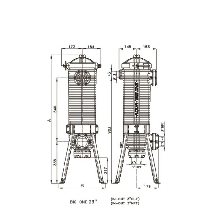 Big One Filtergehäuse